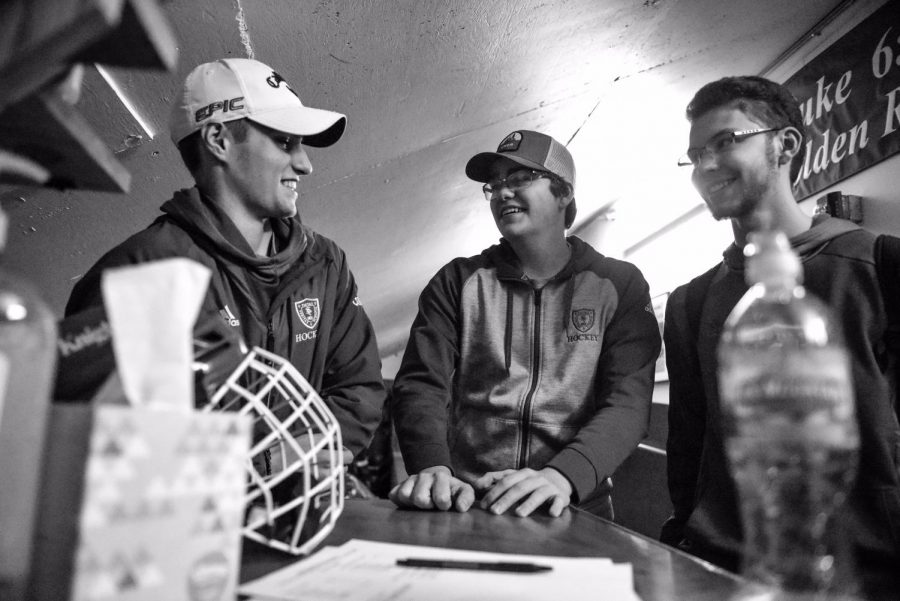  Senior Hockey Managers Andrew Cadle, Luke Tift, and Sean Biwer share great memories they made together.