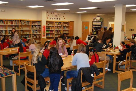 Spanish III students write books for local elementary school