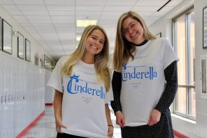 Former Cinderella and current Cinderella rep their T-shirts for the upcoming show.
