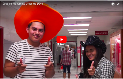 Student celebrate homecoming week with dress up days