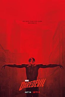Matt Murdock poses in the poster for Daredevils third season