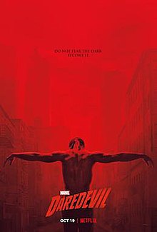 Matt Murdock poses in the poster for "Daredevil's" third season