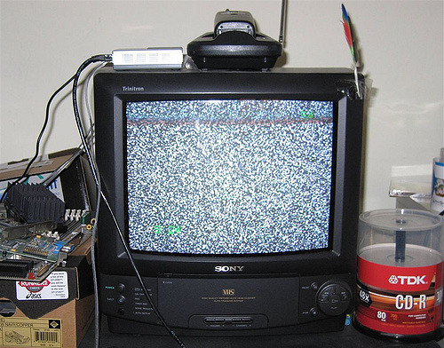 Watching shows on cable is just as outdated as this TV. 