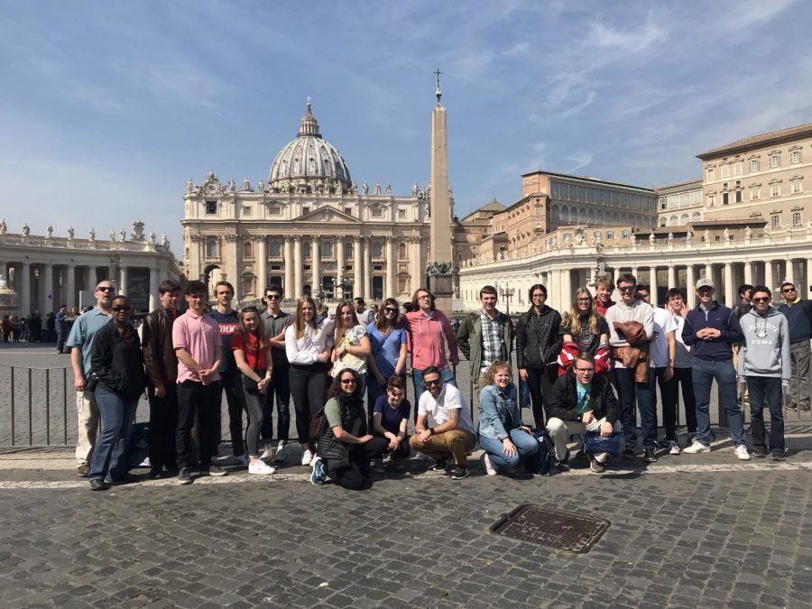 The last time Mr. Epler took a group to Italy was in 2017. 