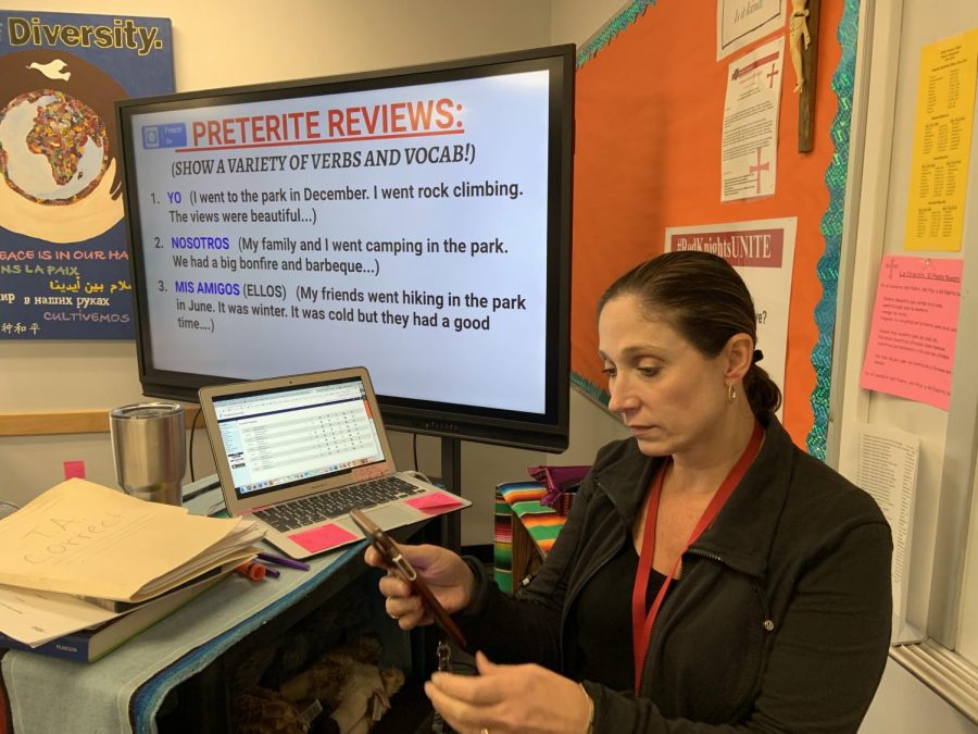 Profe Terrell keeps checking to see if one of her four TIkTok videos has gone viral.