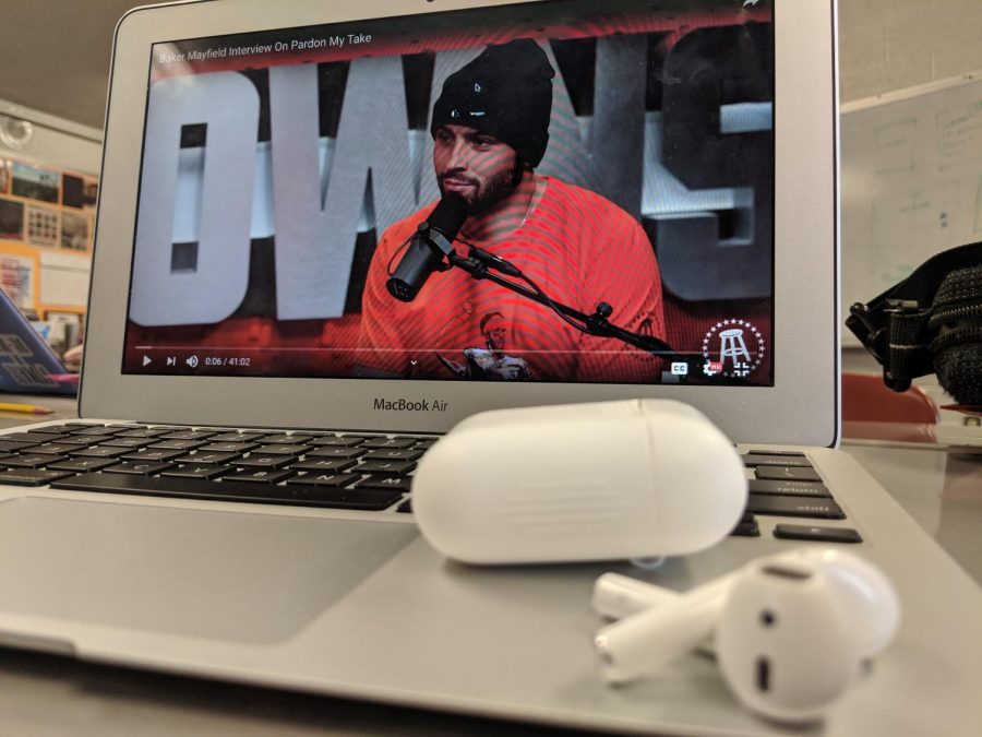 Baker+Mayfield+joins+the+Barstool+Podcast%3A+Pardon+My+Take.