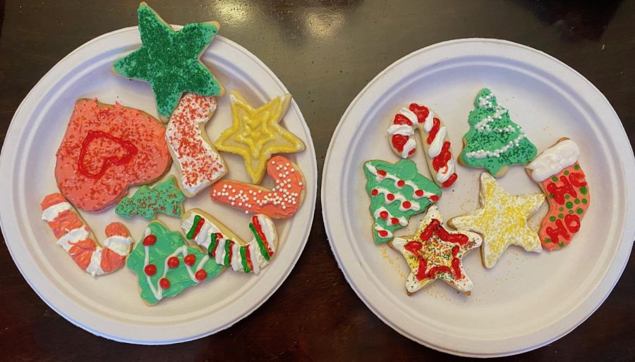 Cutout sugar cookies may not be the most delicious, but they certainly are the most festive.