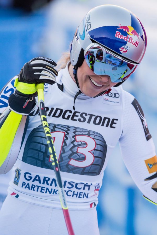 Lindsey Vonn is said to be the most award-winning female skier of all-time, so why do people care if she is smiling in a photo?