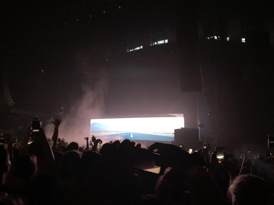 Senior Jacinda Smith took this photo of a Tyler, the Creator concert at the Armory. 