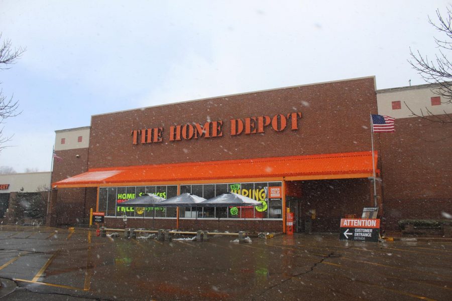 Sophomore Joseph Flachman continues to work at Home Depot during Extended Online School. 