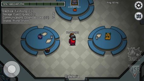 Among Us allows users to customize their players, as seen in this festive image.