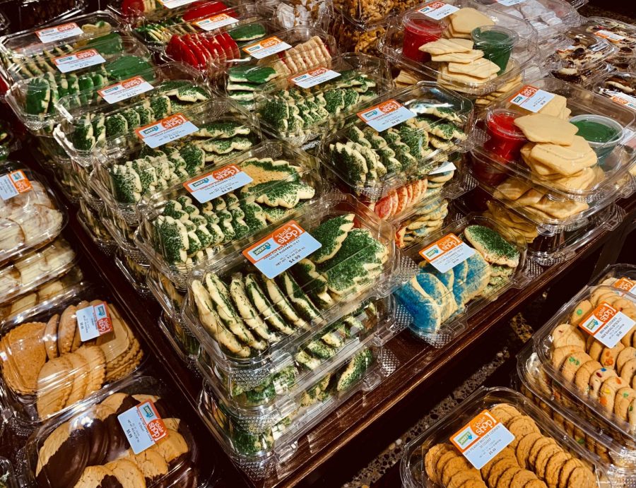 Grocery stores stock up on holiday treats as the Christmas season rapidly approaches. 