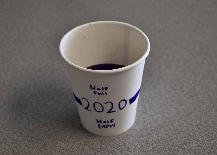 Even a year like 2020 can be looked at from an optimistic perspective, just like this cup.