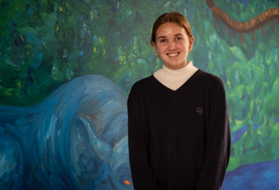 Senior Bella Bolin's status as a valedictorian is a result of her focus and determination.