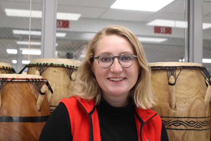 After teaching music in the junior high, Ms. Chmielewski joins the senior high music department.