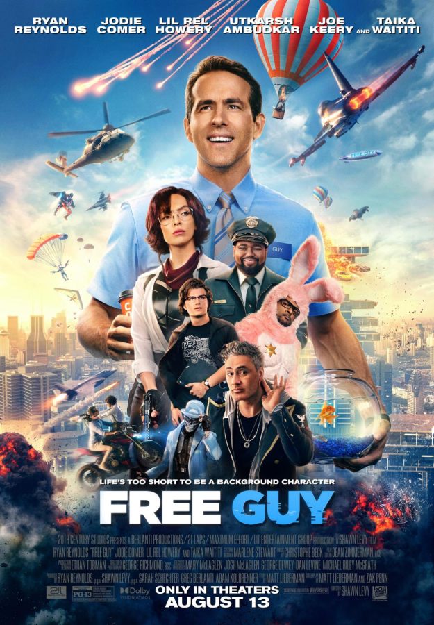 Thrilling and action-packed movie Free Guy just might be for you.