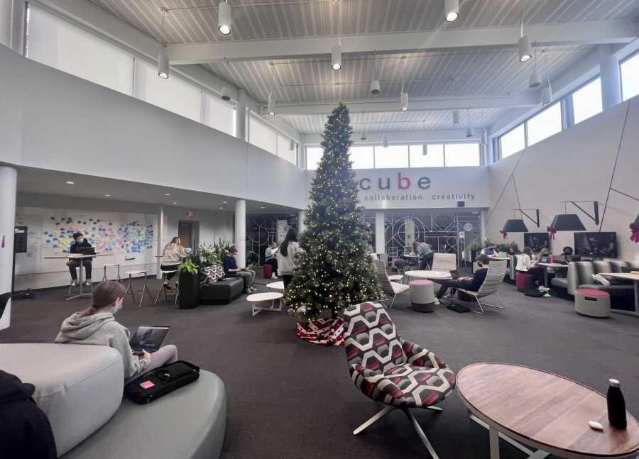 BSM puts Christmas trees up throughout the school as a tradition every year.