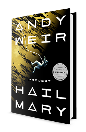 The cover of Project Hail Mary