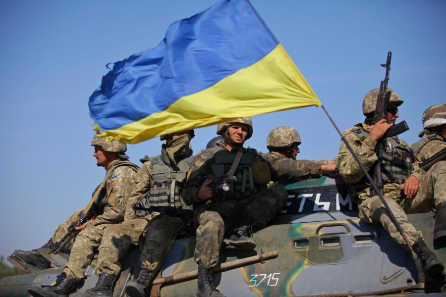 Ukrainian troops deployed to Eastern Ukraine in 2015