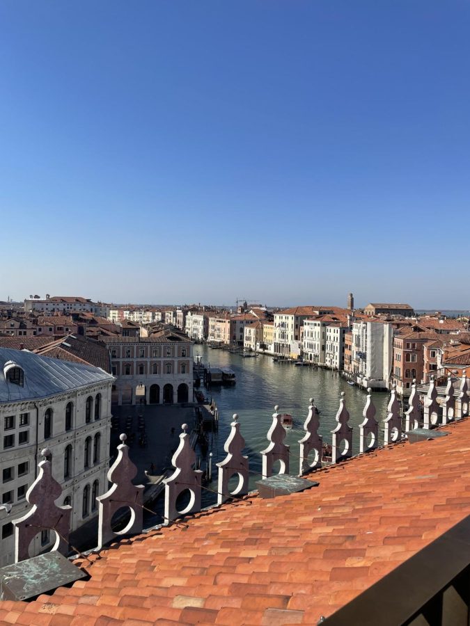 A scenic overlook where we could see the majority of Venice from one balcony.