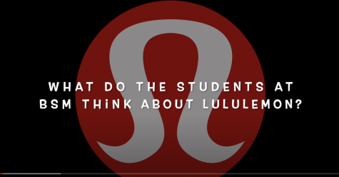 Students at BSM Review Lululemon