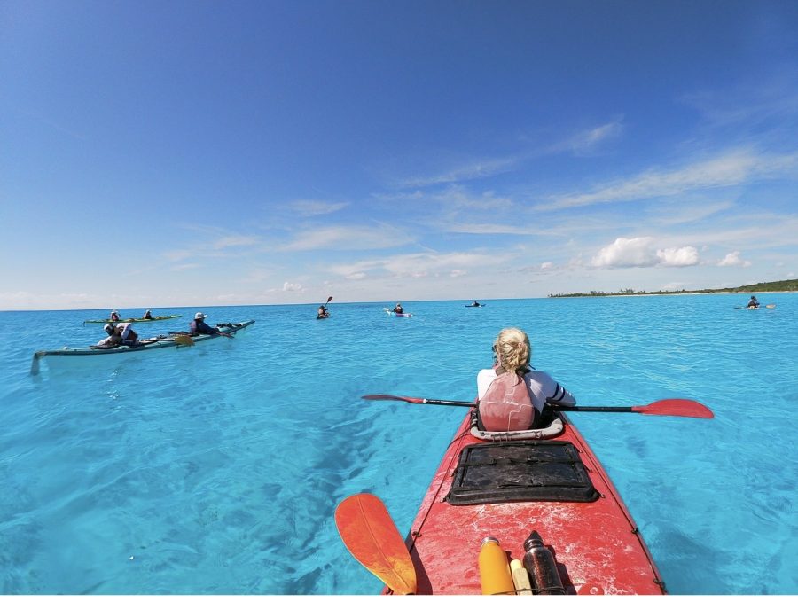 Mimi Goodwin on a week-long kayaking/camping excursion across the southern tip of Eleuthera, Bahamas.