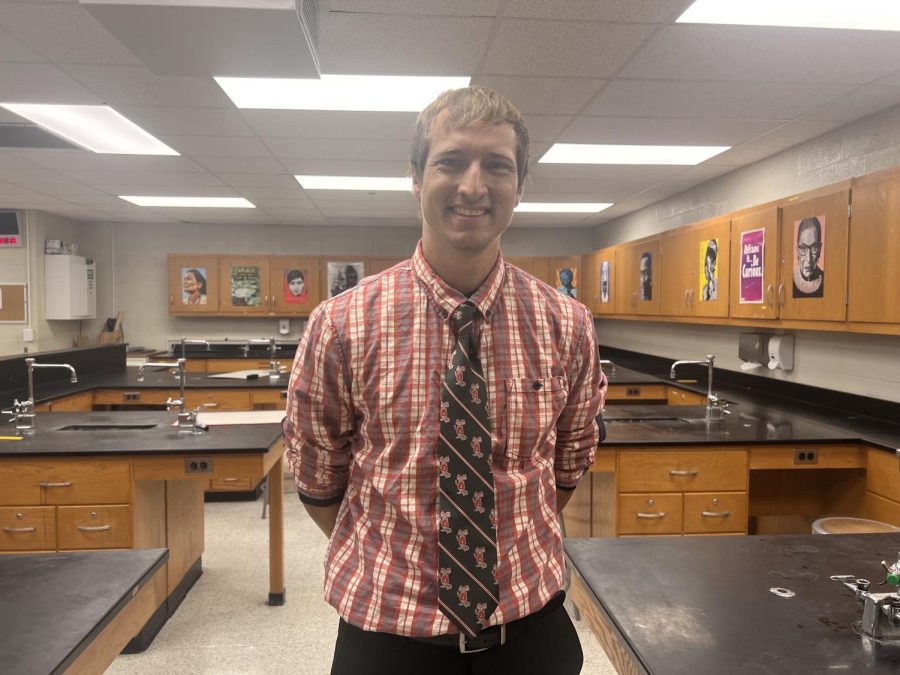 New BSM Science teacher Mr. Chuck Dudek.