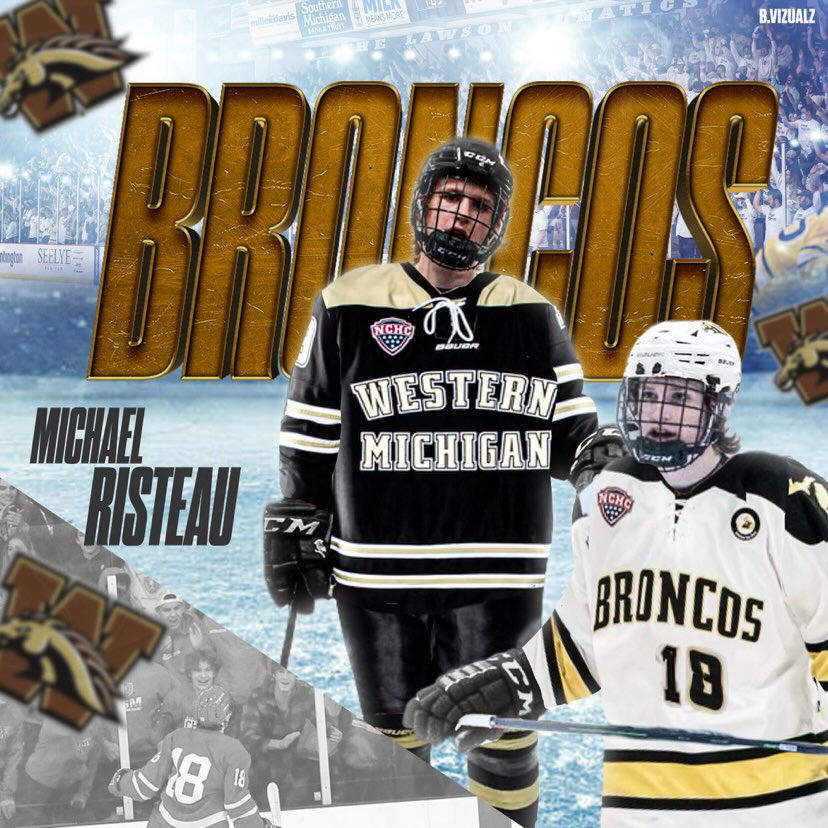 Michael+Risteau+recently+commited+to+Western+Michigan+for+mens+hockey.