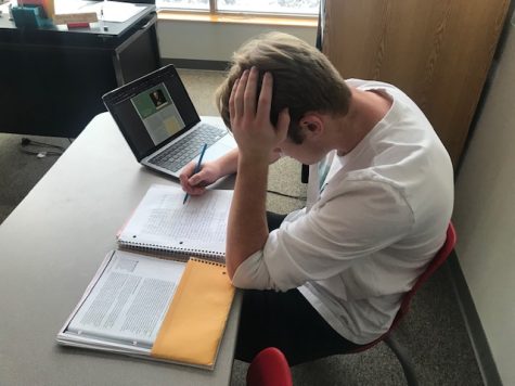 Students struggle with mental health as homework piles up throughout the year.