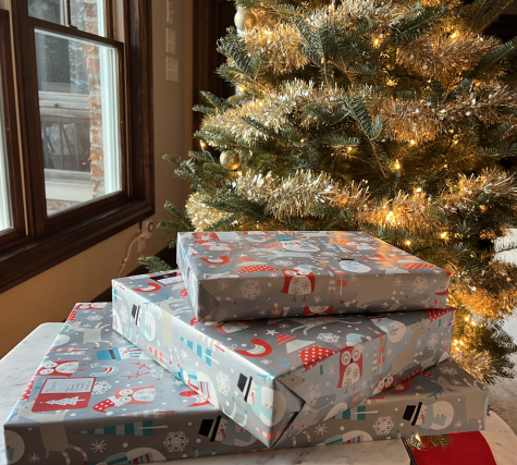 Presents under the tree waiting to be opened on Christmas. 