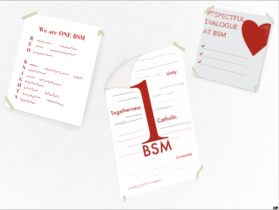 The One BSM initiative seeks to unite students as one cohesive body and is consistently advertised around the school.