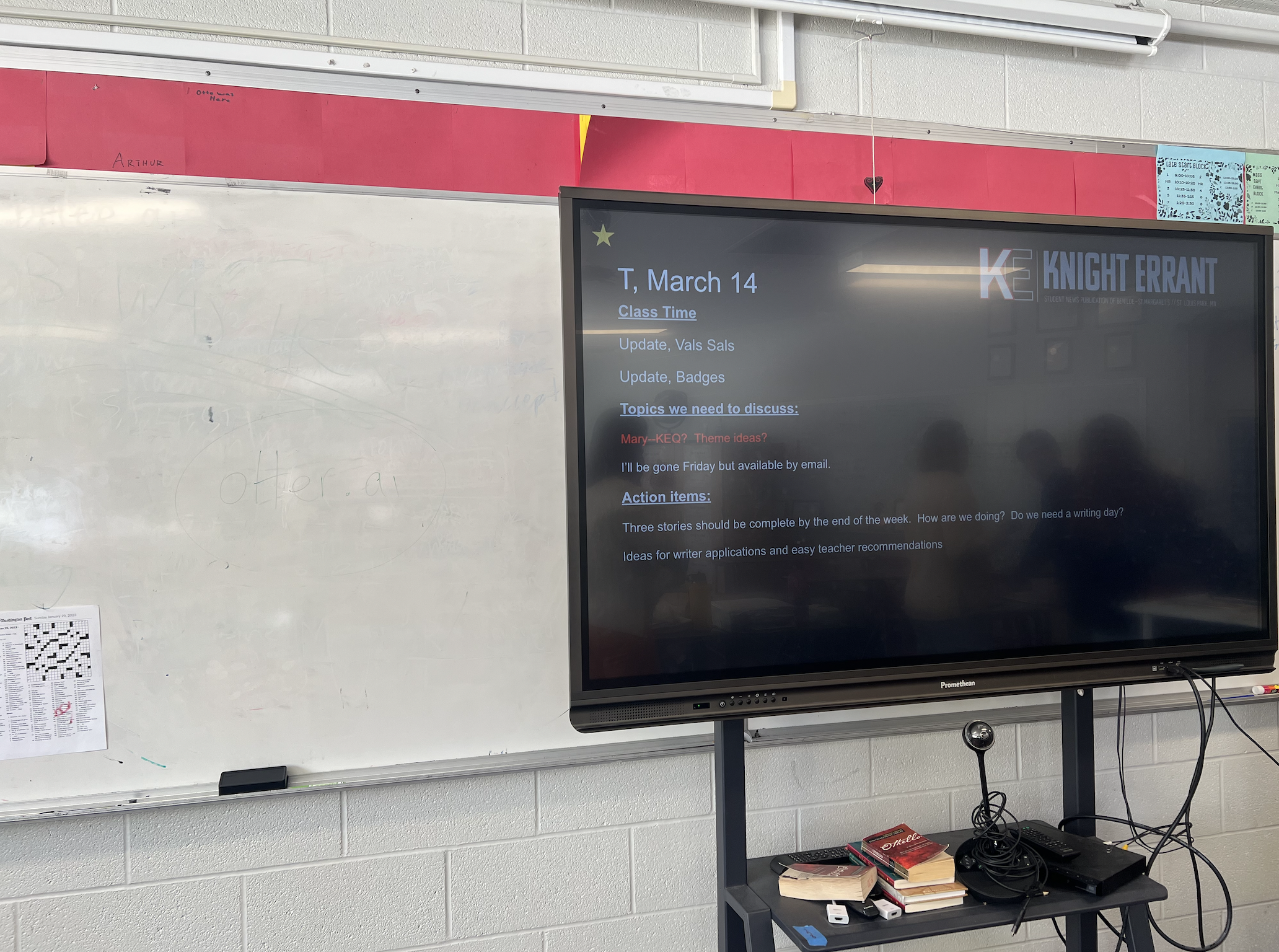 Promethean interactive online whiteboard