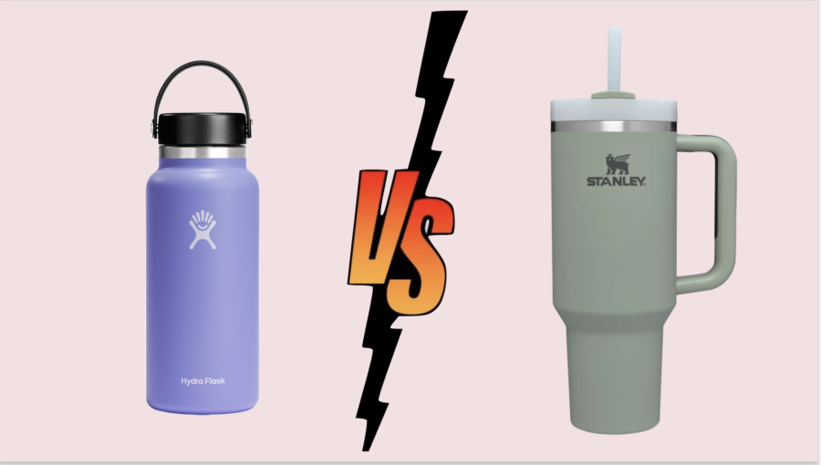Stanley+and+Hydro+Flask+water+bottles+are+popular+at+BSM.+Among+the+student+body%2C+there+is+no+clear+answer+as+to+which+is+the+better+water+bottle.