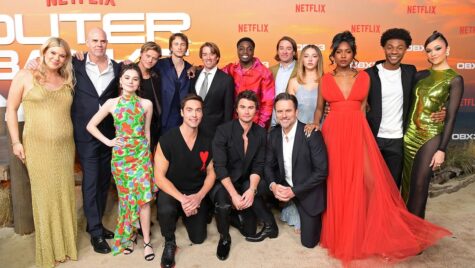 The cast of the Netflix hit Outer Banks gathered on February 16, 2022 to celebrate the realese of season three.