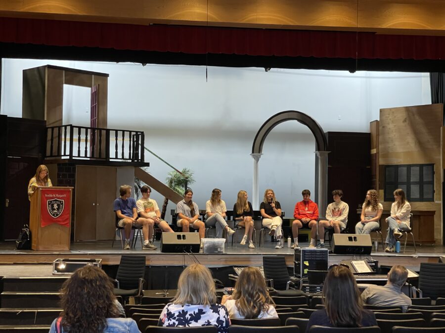 The annual Just For Parents Senior Panel was held in the theatre on Thursday, April 13.