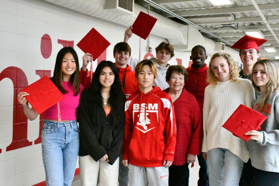 Ms. OKeefe worked with current seniors in this years Day of Giving Campaign, one of the many ways she is involved at BSM