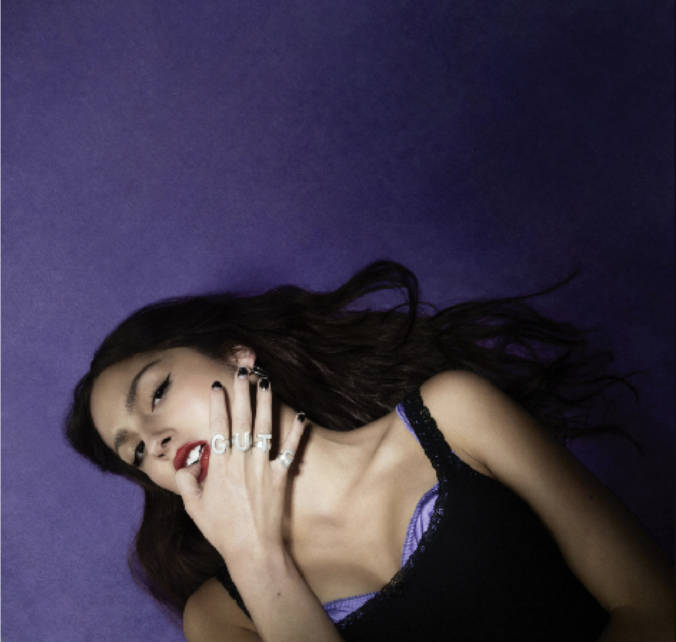 Similar to her debut album, Rodrigo kept her signature purple color scheme as an integral part of the GUTS cover.