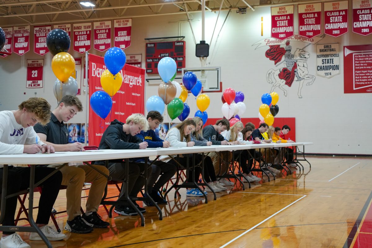 BSMs+Student-Athletes+signing+on+NLI+Signing+Day.