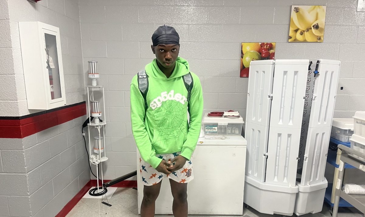 Senior+Franklin+Nkemuoh+often+matches+his+shoes+and+sweatshirt+when+putting+together+an+outfit.