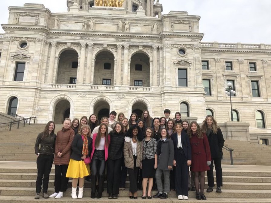 The Mock Trial team visited the capital to observe a Minnesota Supreme Court hearing, which provided the opportunity for me and other members to witness the legal world firsthand.  