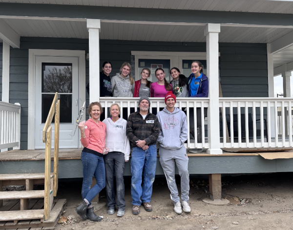 BSM students and teachers volunteered to help build House #1828, for the Twin Cities Habitat for Humanity affiliate.