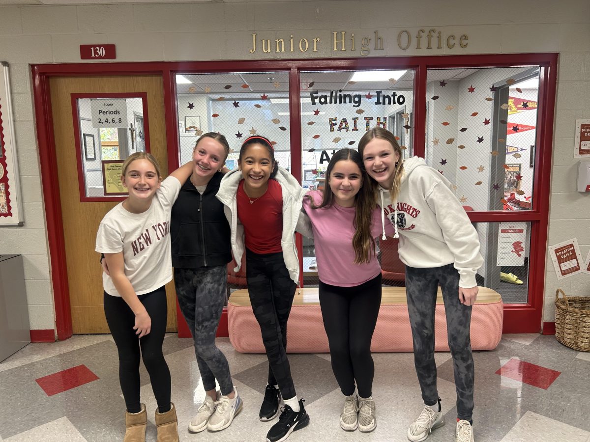 Junior High can be a difficult place to feel accepted and involved in activities but, BSM junior high students learn to make it a better place.