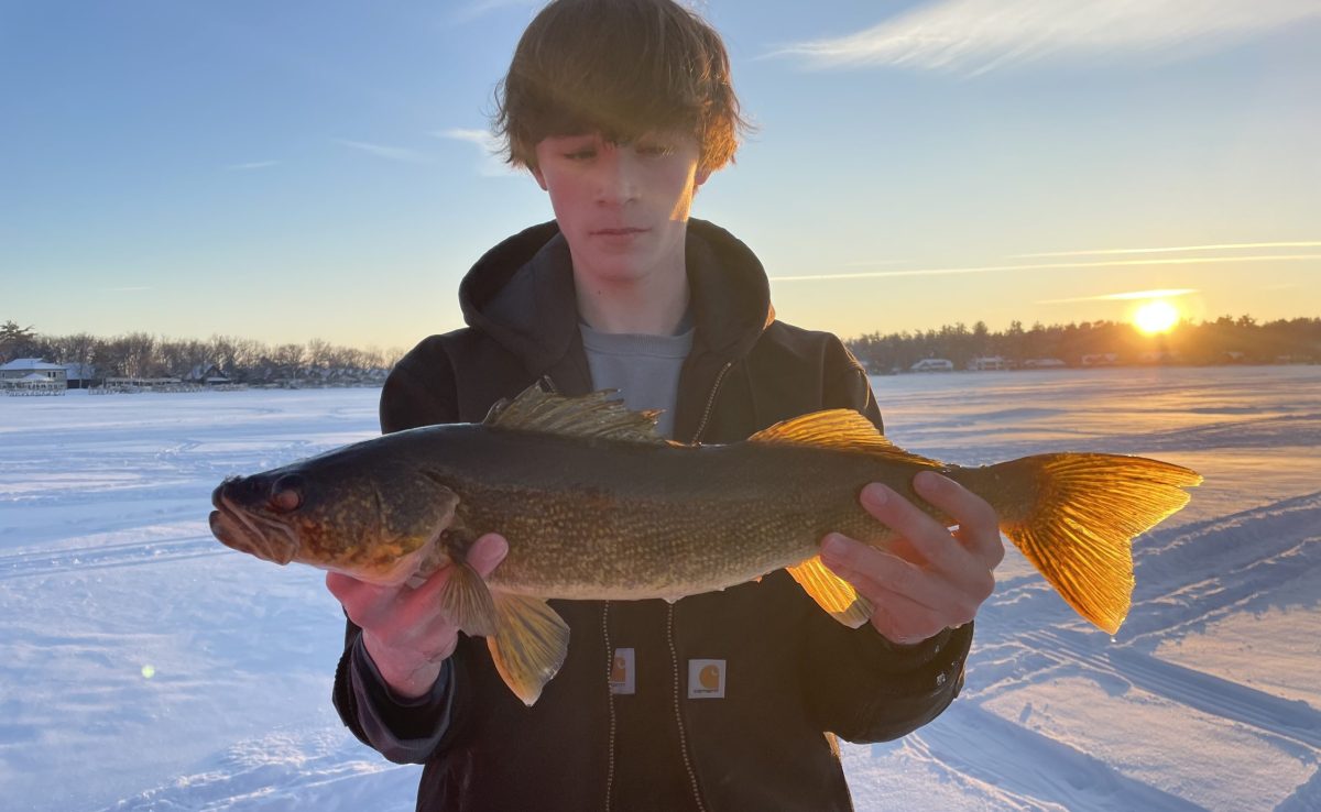 Ice fishing is a great way for people to get outside during the winter after being stuck inside during the cold weather.