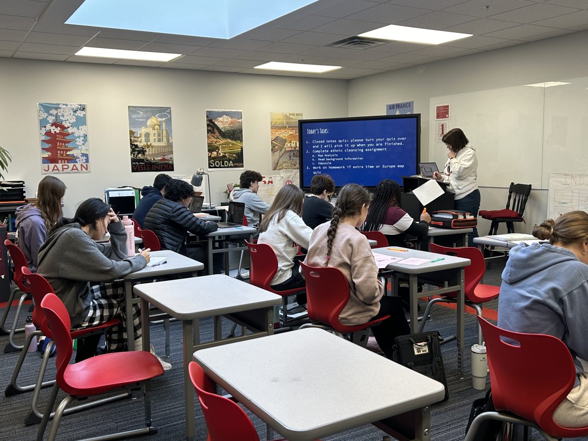 Any AP student is subject to a lot of work, but in the case of Vromans AP Human Geography class, freshmen tend to do just as well as sophomores.