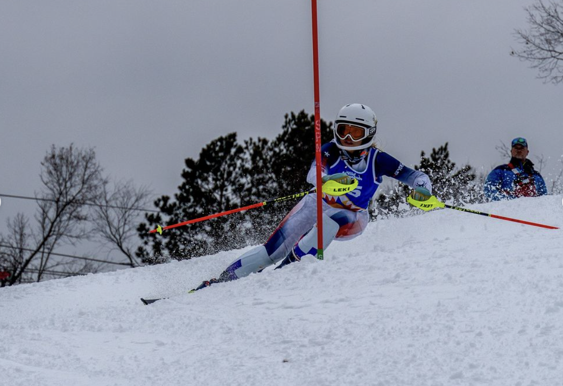 The alpine ski team has had a tough season this year battling with the tough weather conditions