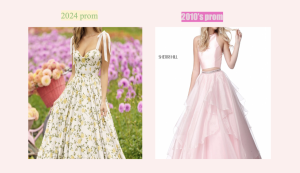 Over the years the trends in prom dresses has shifted a lot.
