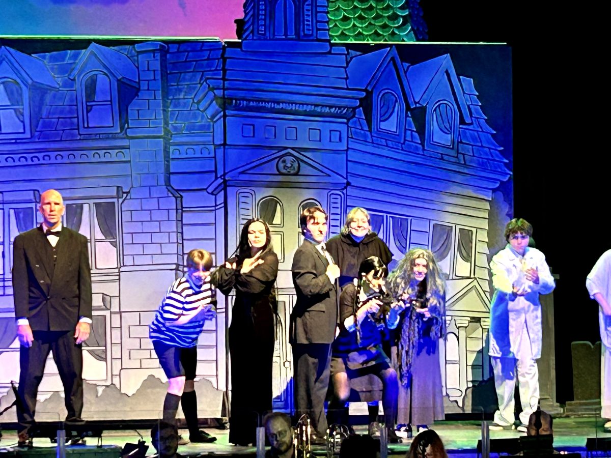 The+Addams+Family+cast+prepares+for+this++weekends+performances+with+a+dress+rehearsal.