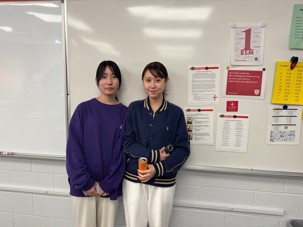 New transfer students from Japan, Sayaka and AI, are looking forward to making long lasting memories while at BSM.