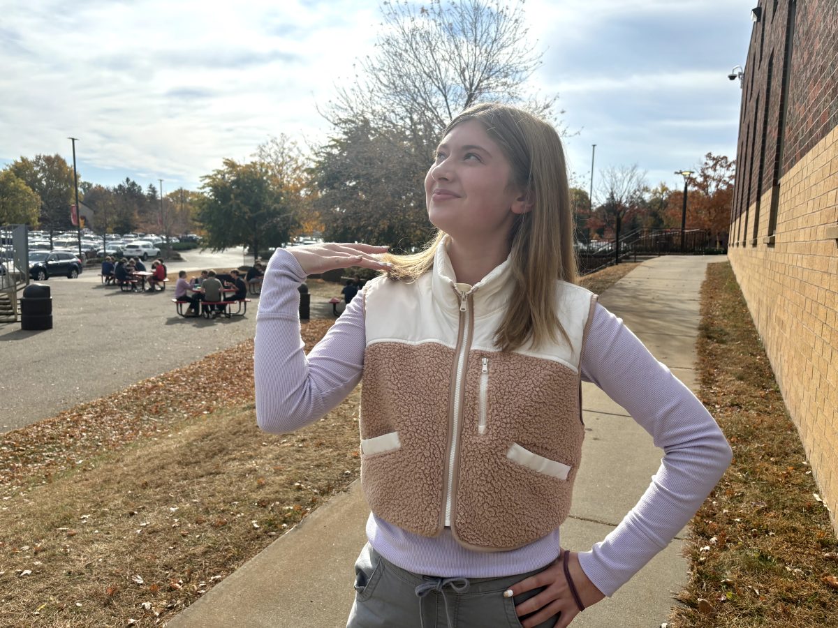 Like me, many other students are struggling through 70º fall weather, including sophomore Taylor Hasling.