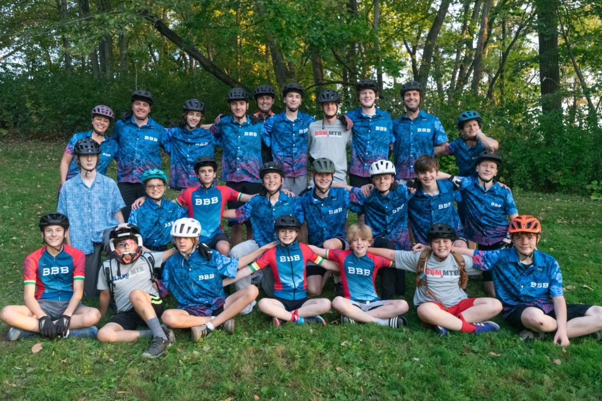 BSM's mountain biking team, BBB, is a combined team with both BSM students and Blake students.